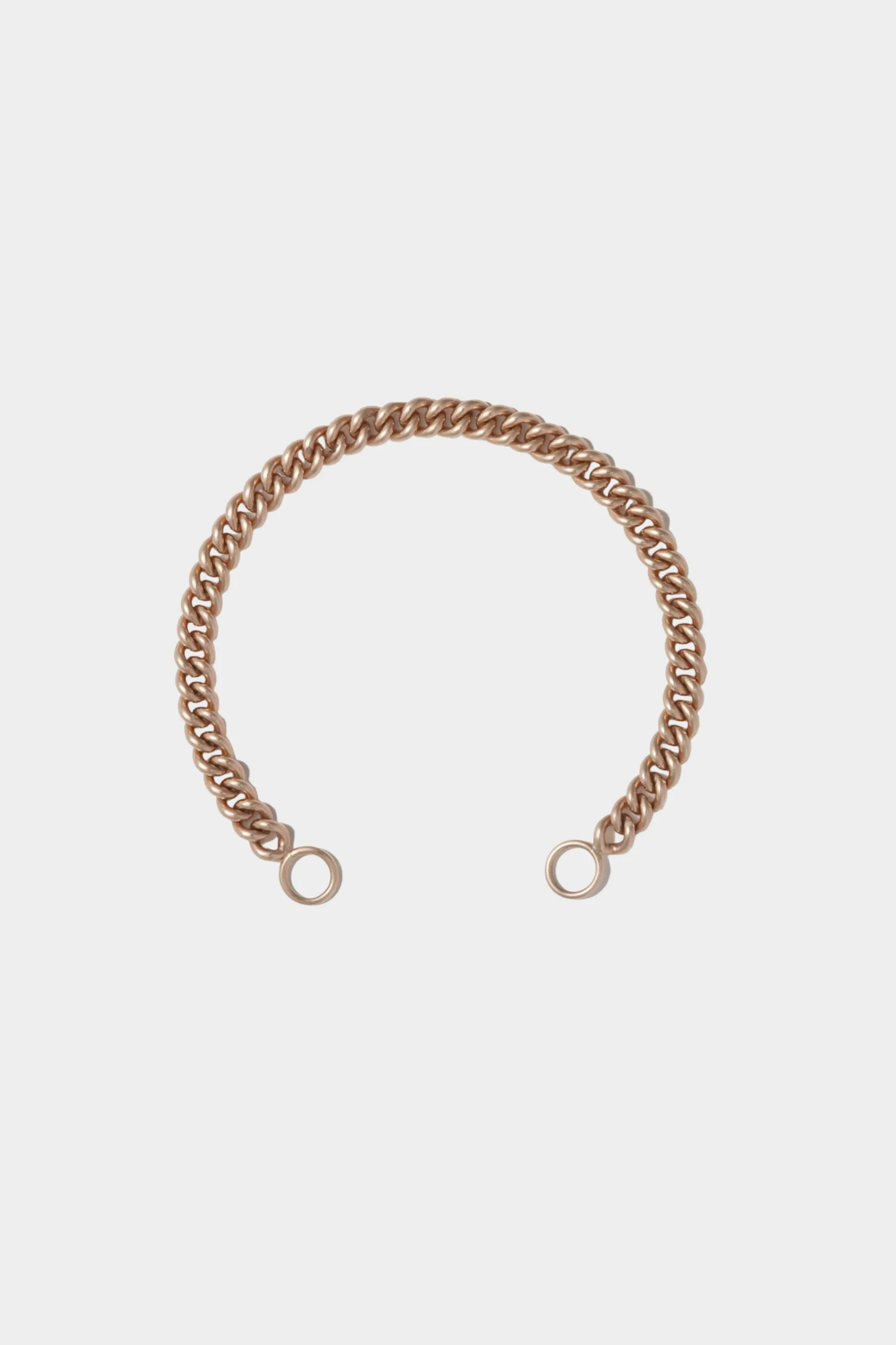 Heavy Curb Chain Bracelet, Yellow Gold