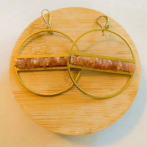Heishi Hoop Earrings