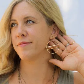 Heishi Hoop Earrings