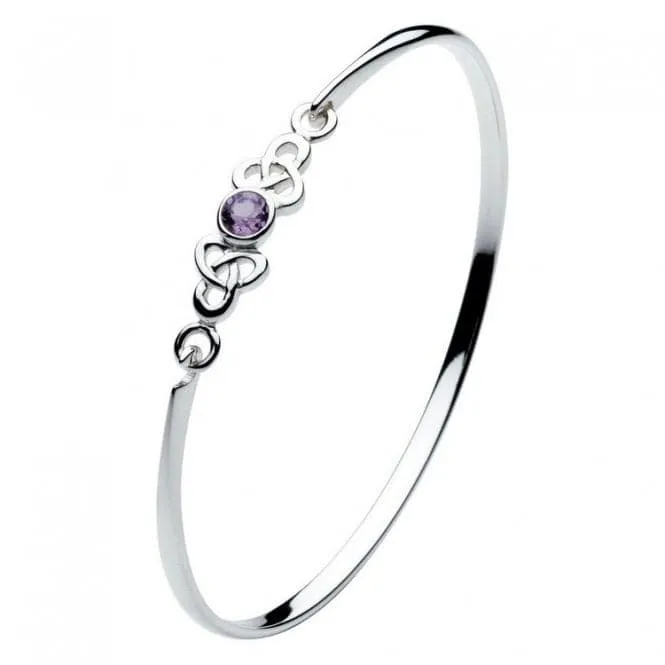 Heritage Set Kalin Celtic Trilogen Round Stone Bangle 7204AM