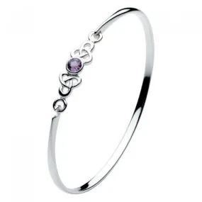 Heritage Set Kalin Celtic Trilogen Round Stone Bangle 7204AM