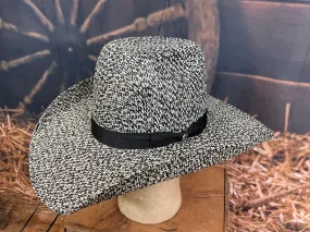 Hooey by Resistol Del Rio K Black/White Straw Cowboy Hat RSHODRK8342M