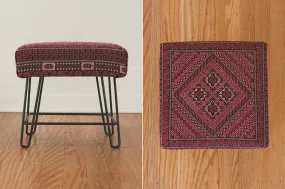 HS Collection Kilim Footstool