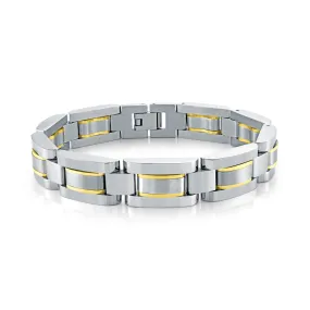 Italgem Men's 8.5" Steel Bracelet