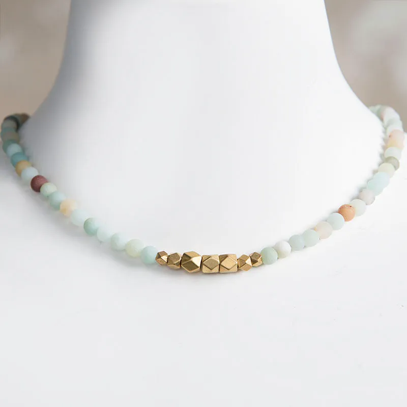 Jerry Gemstone Choker - Amazonite
