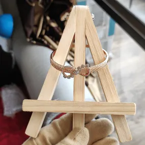 Jewelestia Rose Gold Bow Bangle