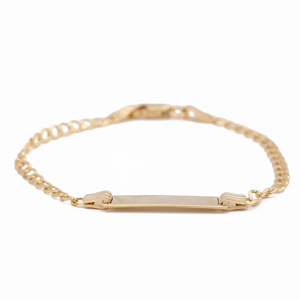 Kid's Yellow Gold 14K ID Bracelet