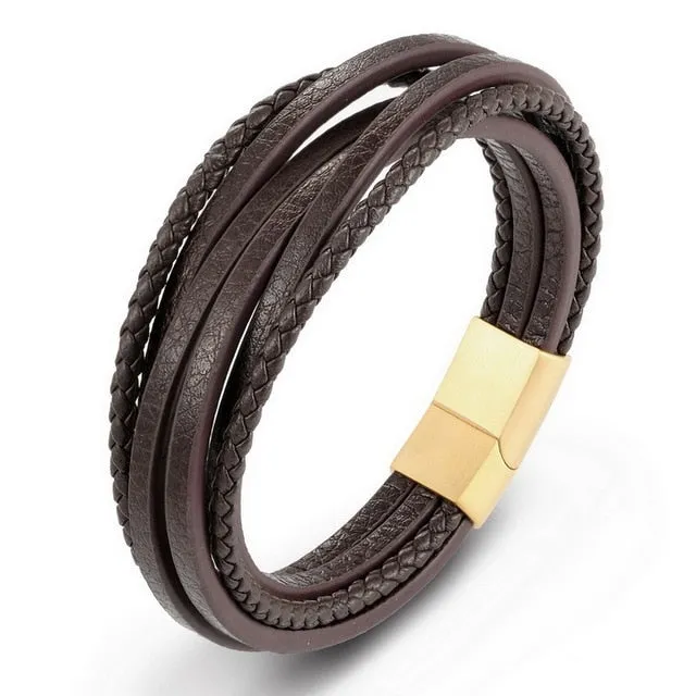 Leather vintage bracelet