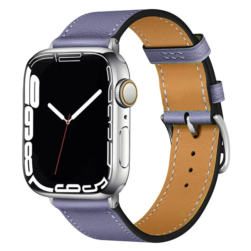 Leather Watch Straps for Apple Watch band 44mm 49mm 45mm 42mm 40mm 41mm 38mm sport bracelet iWatch series Ultra 9-8-7-6-5-4-3-SE