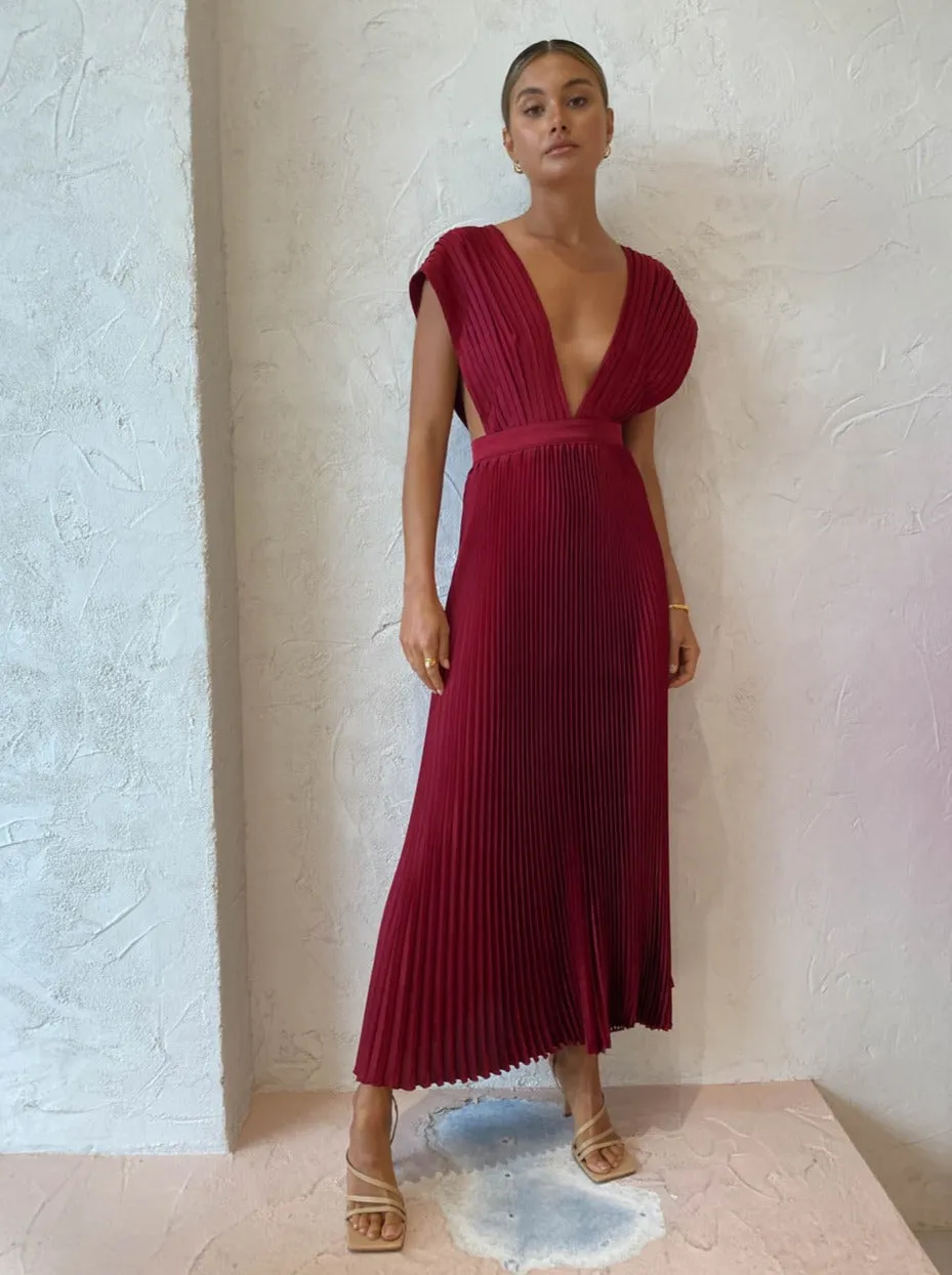 Lidee Gala Gown in Ruby