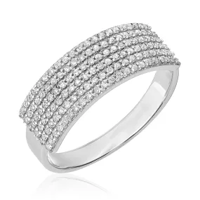 Liven 6 Row Diamond Pave