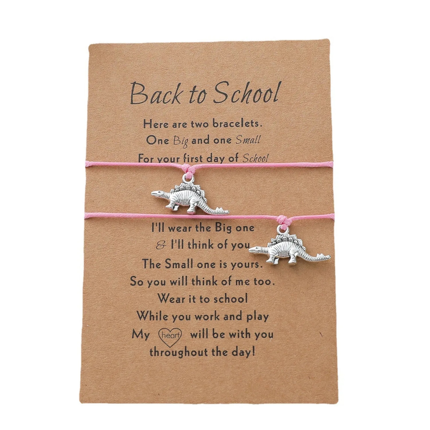 Long-necked Dinosaur First Season Card Bracelet