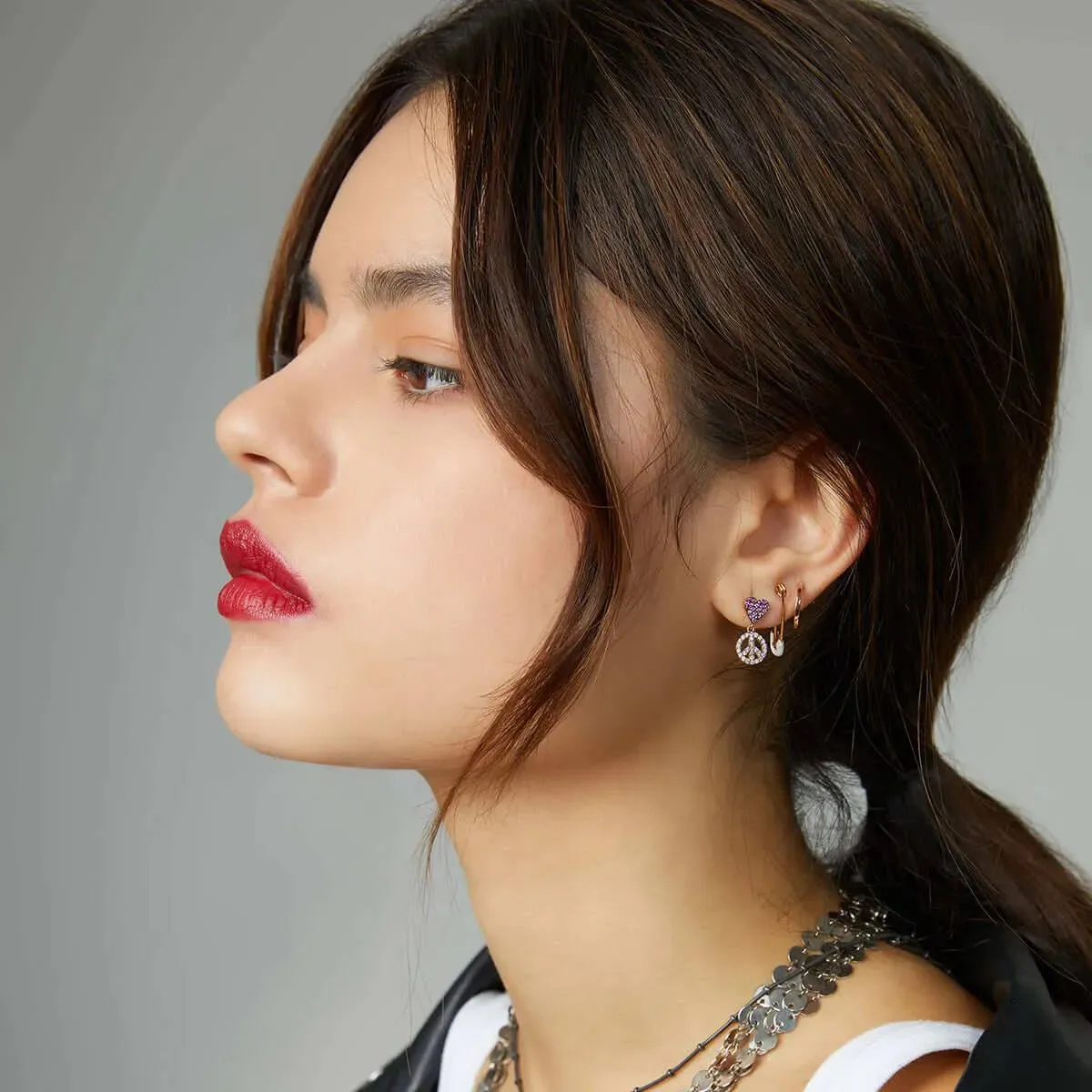 Love and Peace Earrings YP-RUZ