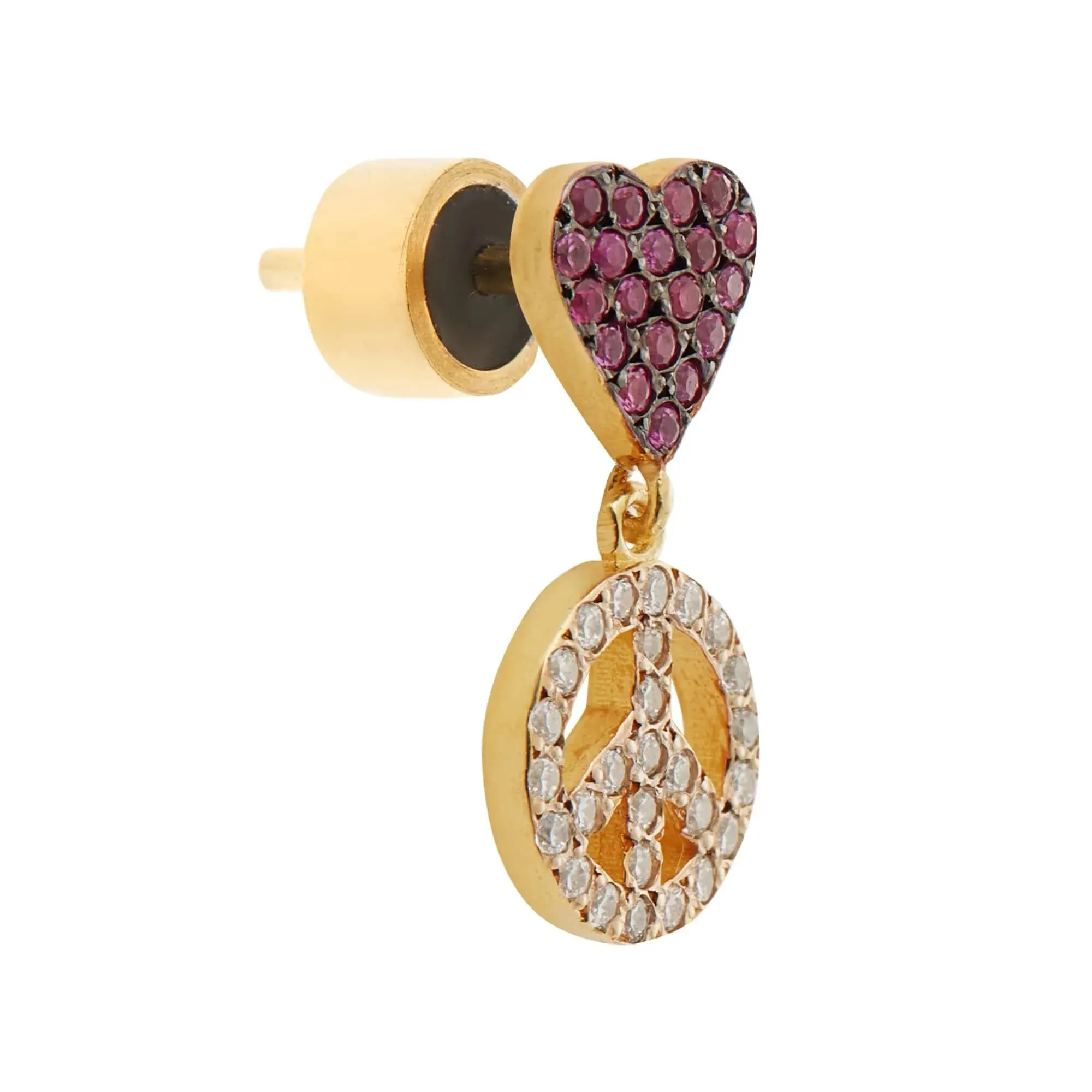 Love and Peace Earrings YP-RUZ