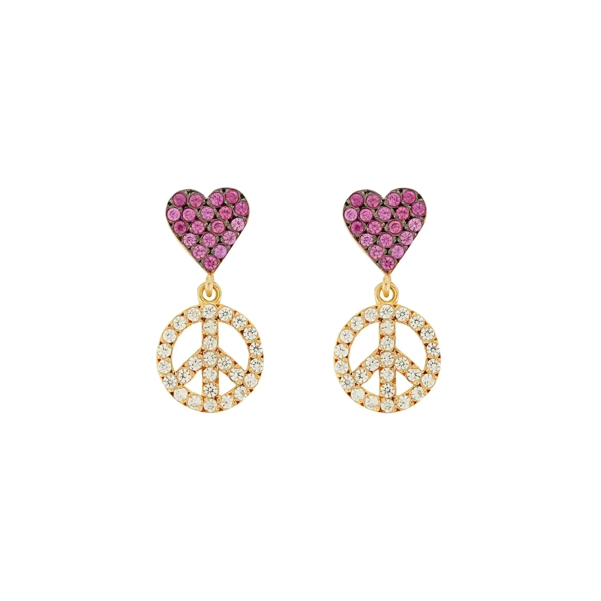 Love and Peace Earrings YP-RUZ