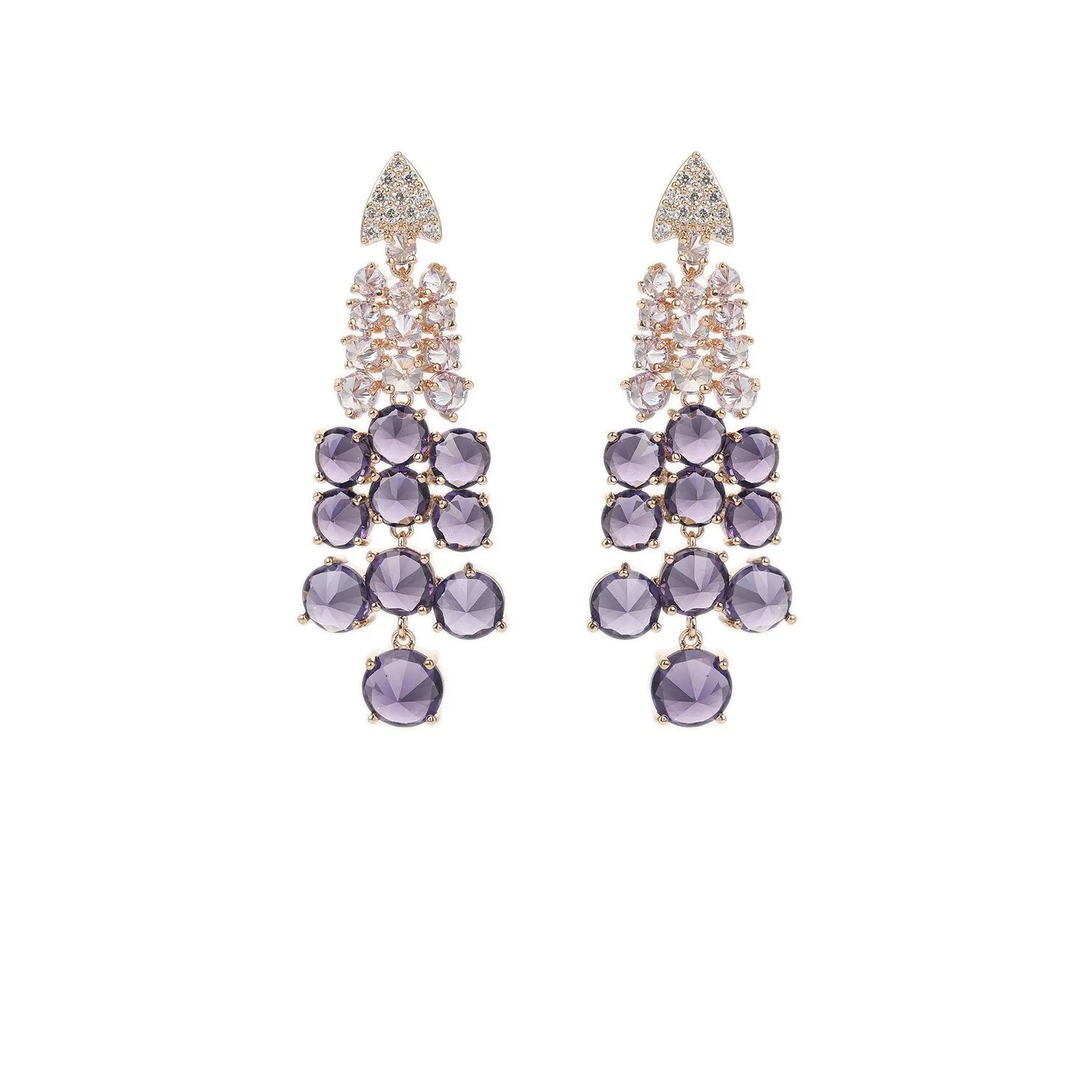 Luxury Cubic Zircon CZ Earrings,Chains Style Birthday Party Wedding Gift Fine New Jewelry CE11338