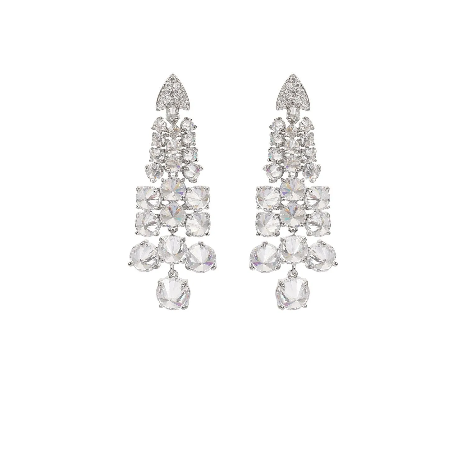 Luxury Cubic Zircon CZ Earrings,Chains Style Birthday Party Wedding Gift Fine New Jewelry CE11338