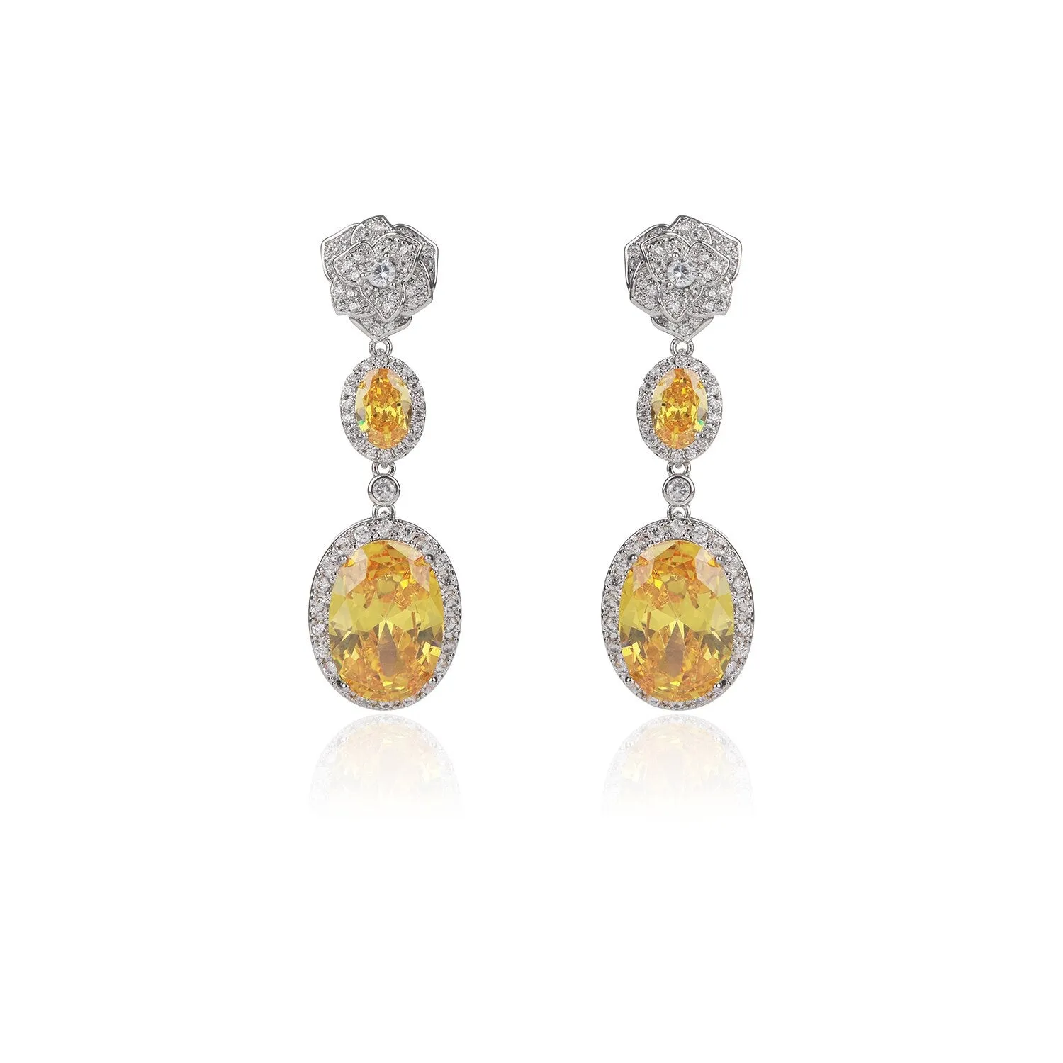 Luxury Cubic Zircon CZ Earrings,Crystals Dangle Earring Birthday Party Wedding Gift Fine New Jewelry CE11599