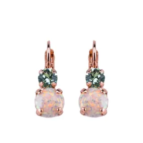 Medium Double Stone Leverback Earrings in "Enchanted" *Custom*