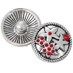 Metal Hairpin click / chunk button 018