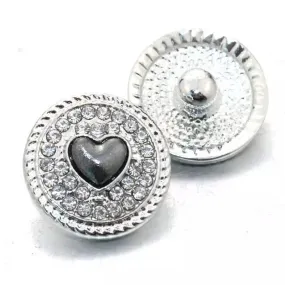 Metal Hairpin click / chunk button 091