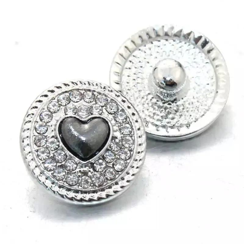 Metal Hairpin click / chunk button 091