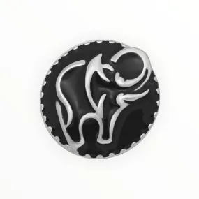 Metal Hairpin click / chunk button 093.