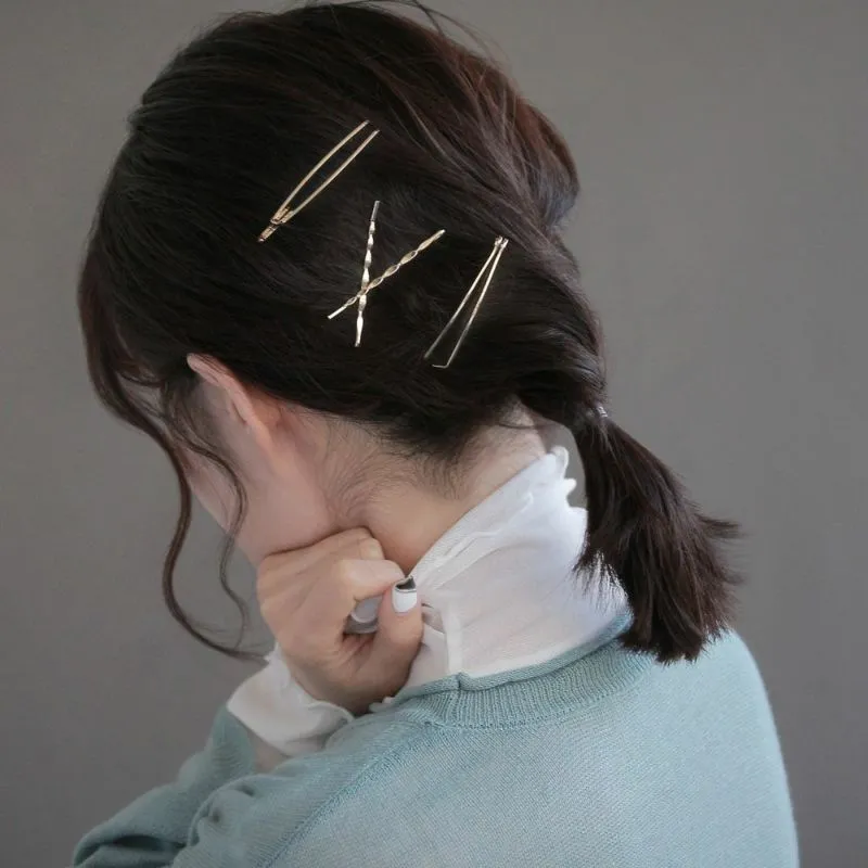 Metallic Hairpin Set