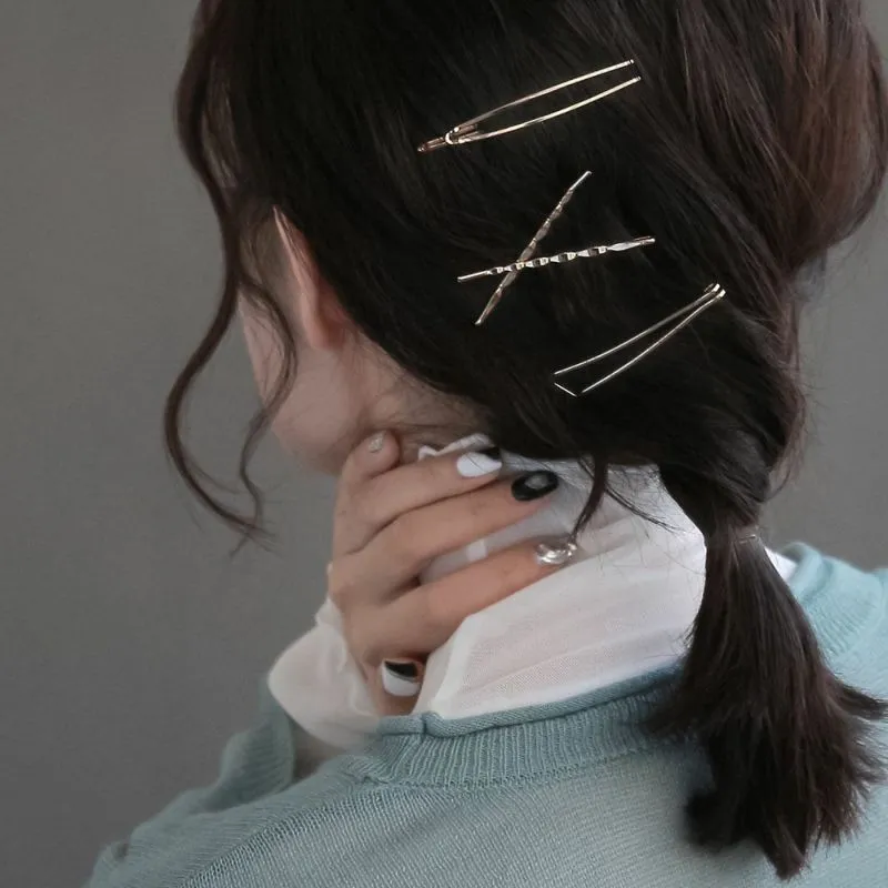 Metallic Hairpin Set
