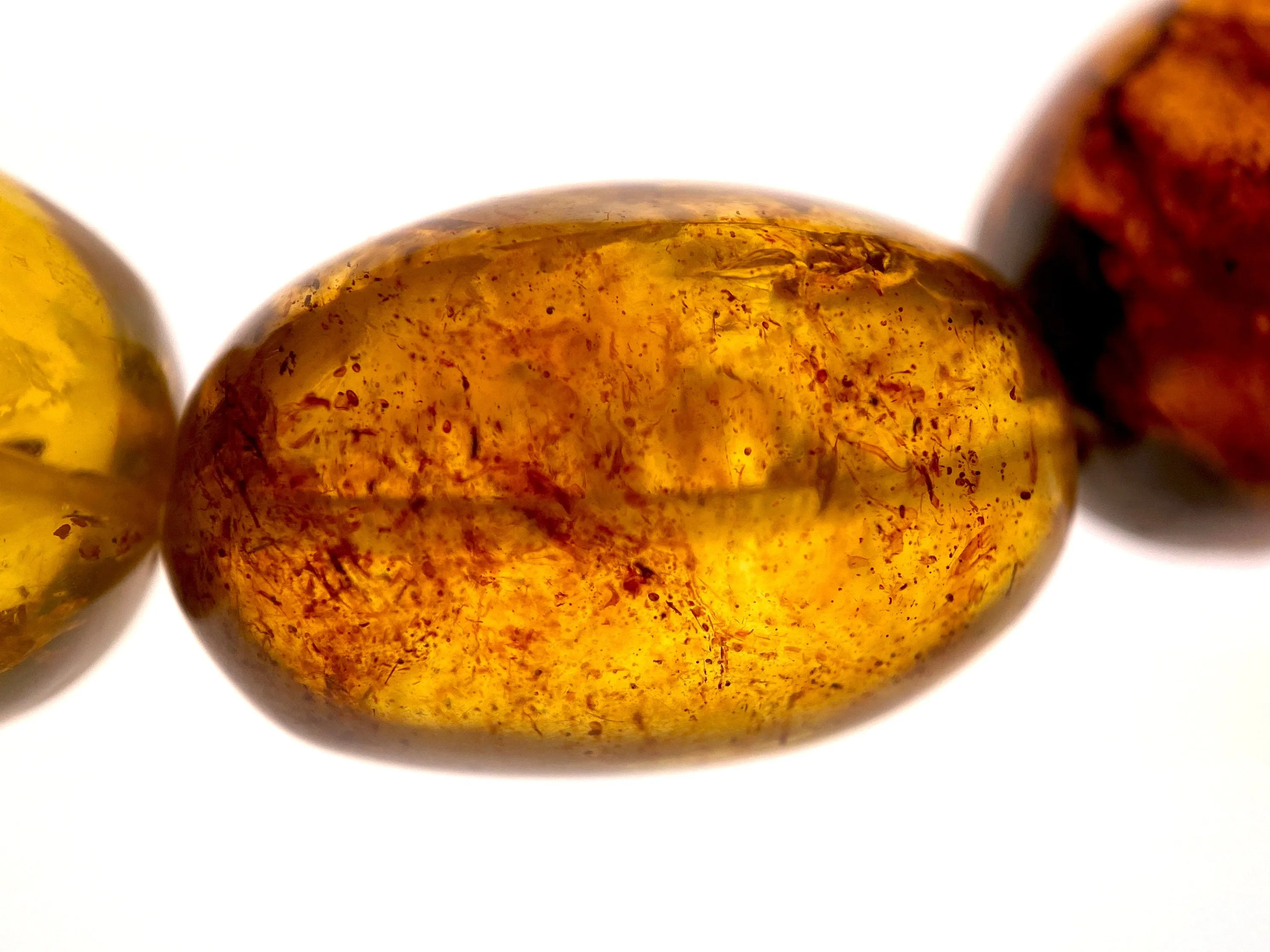 Mexican AMBER Crystal Bracelet - Beaded Bracelet, Handmade Jewelry, Healing Crystals and Stones, 48283