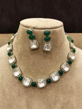 Mini Polki Stone Necklace