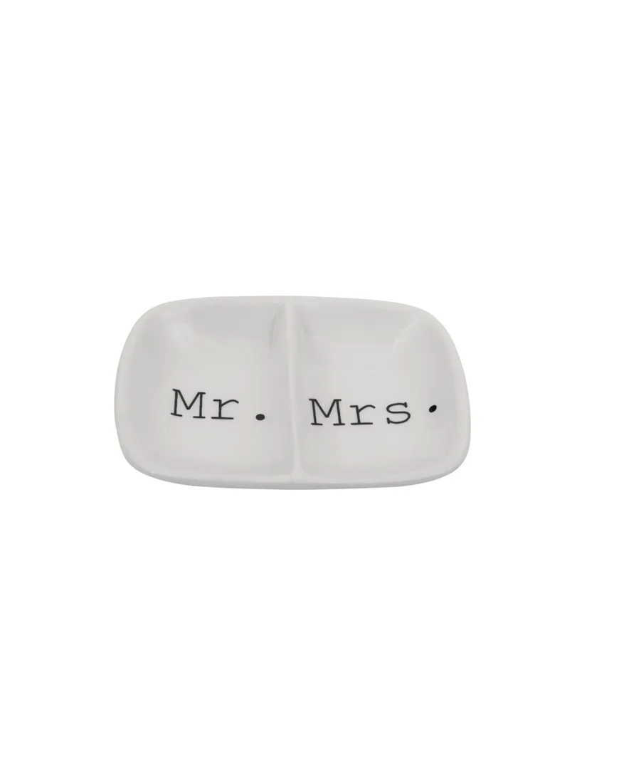MR. & MRS. Ring Dish