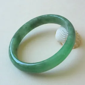 Natural Jade Bangle Jadeite Bangle Internal Diameter 53.7x47.5mm BER158