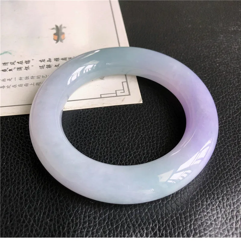 Natural Jade Bangle Jadeite Bangle Internal Diameter 58.9mm B8010824