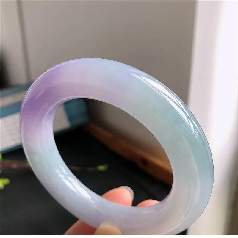 Natural Jade Bangle Jadeite Bangle Internal Diameter 58.9mm B8010824