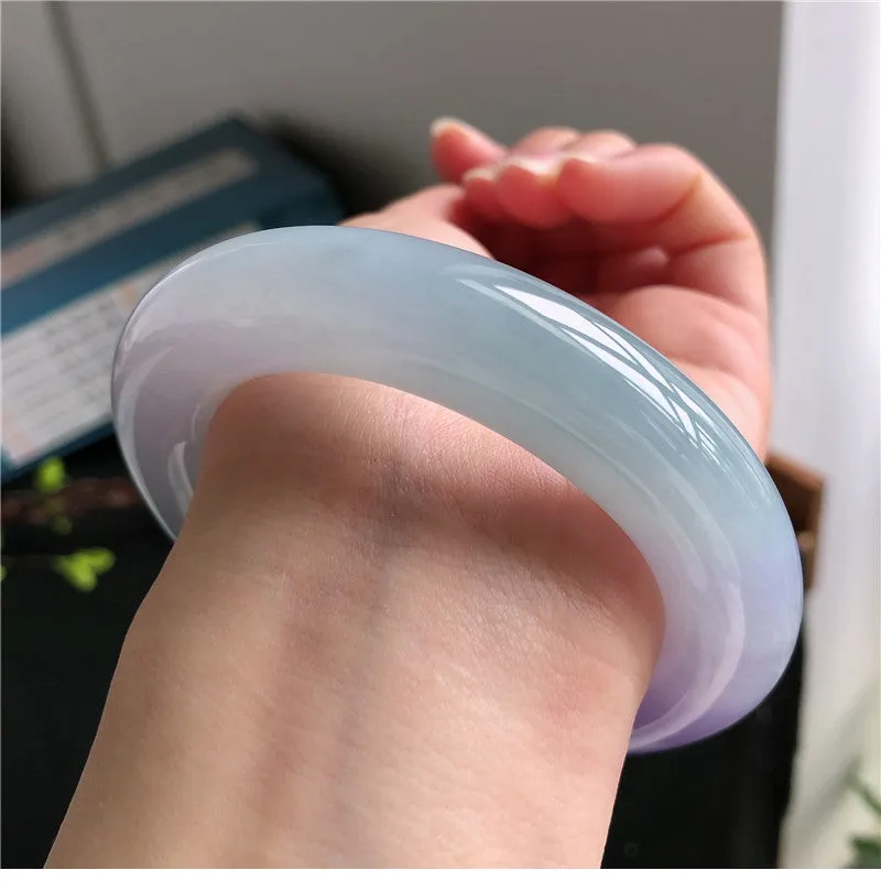 Natural Jade Bangle Jadeite Bangle Internal Diameter 58.9mm B8010824