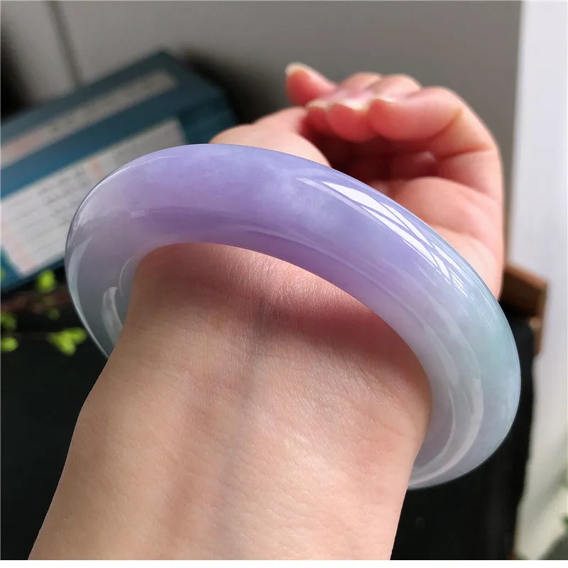 Natural Jade Bangle Jadeite Bangle Internal Diameter 58.9mm B8010824