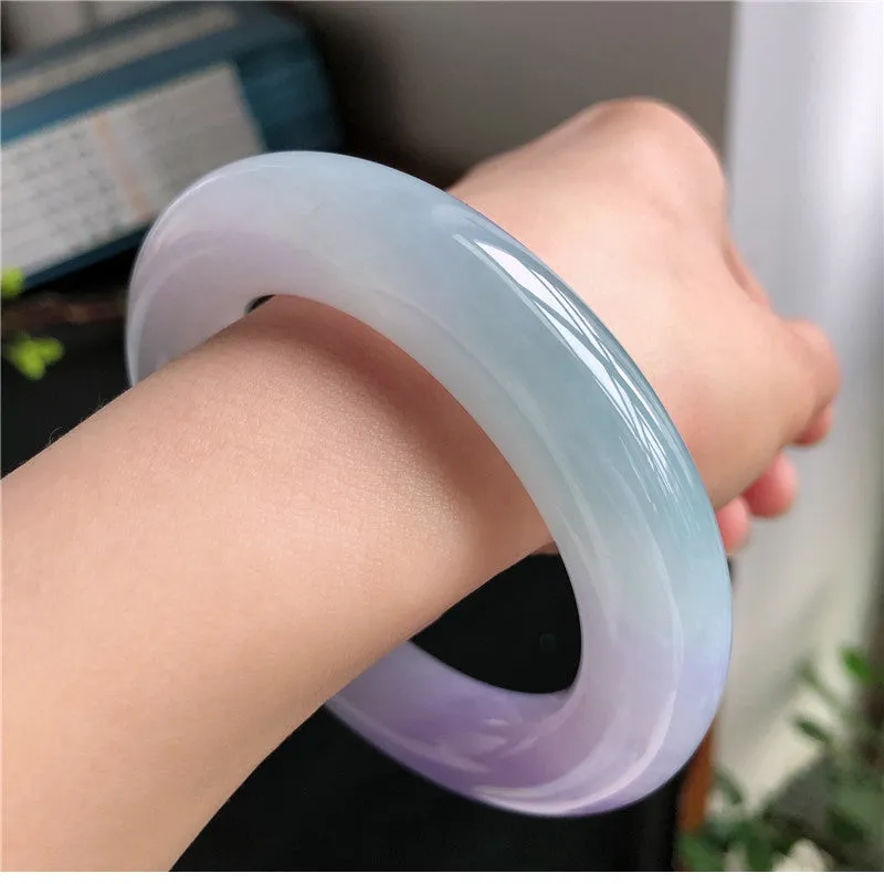 Natural Jade Bangle Jadeite Bangle Internal Diameter 58.9mm B8010824