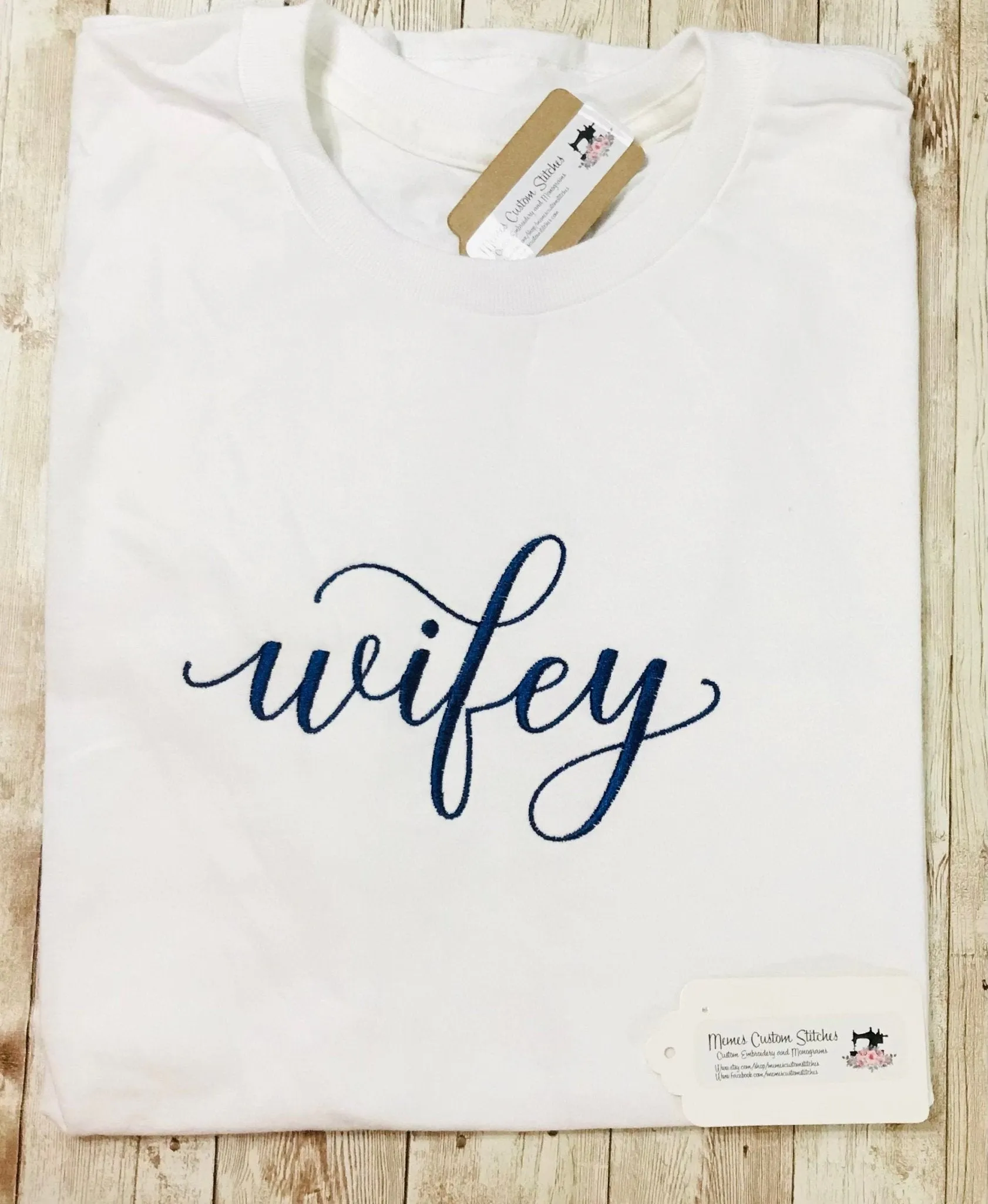 New Wifey Trendy Casual Unisex Cotton TShirt Hat Set , New Bride Wedding Gifts