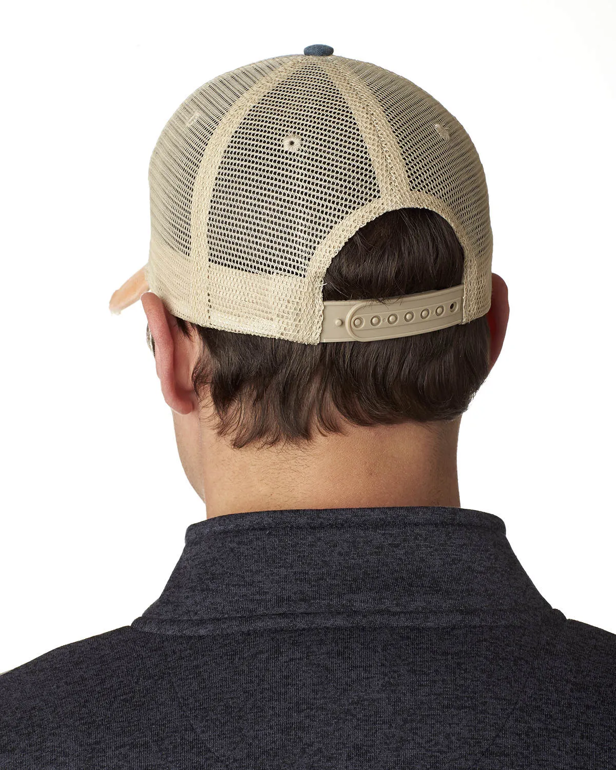 North Carolina Hat - Distressed Snapback Trucker Hat - North Carolina Arrow Compass