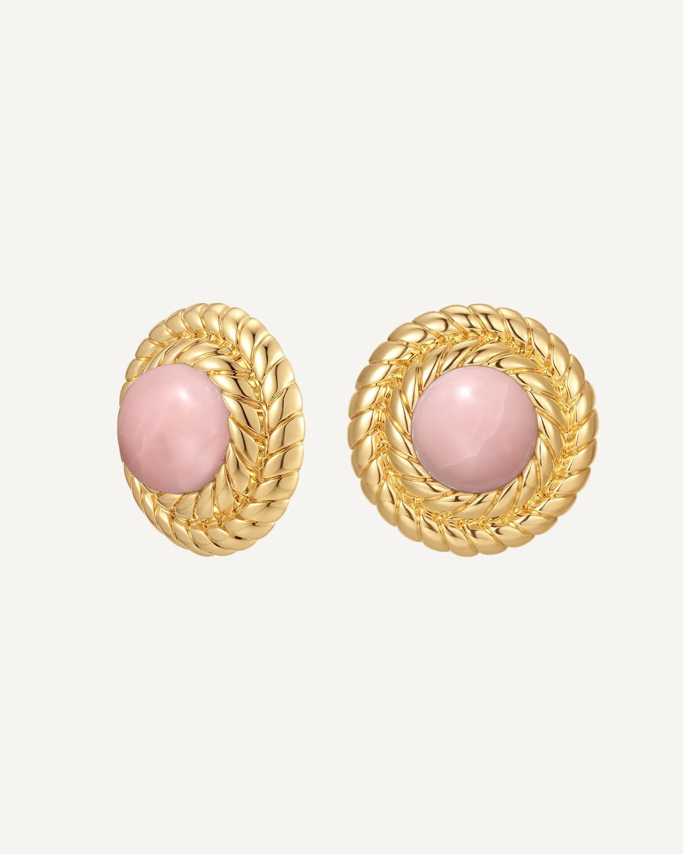 October Birthstone Earrings - Opal