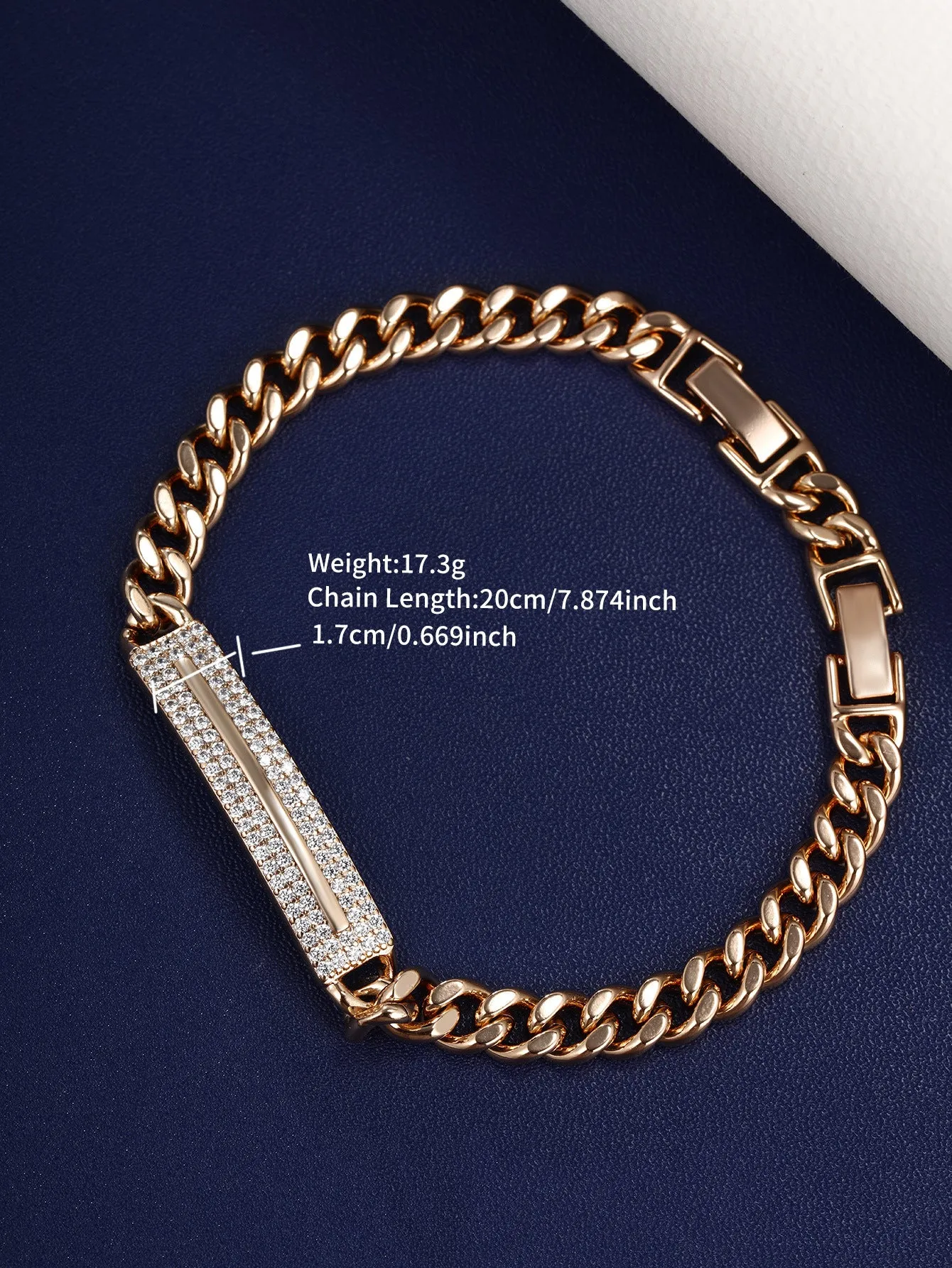 One-word Curved Bracelet Unisex Niche Cold Style Simple Personalized Hand Jewelry Trendy and Cool Cuban Chain Bracelet