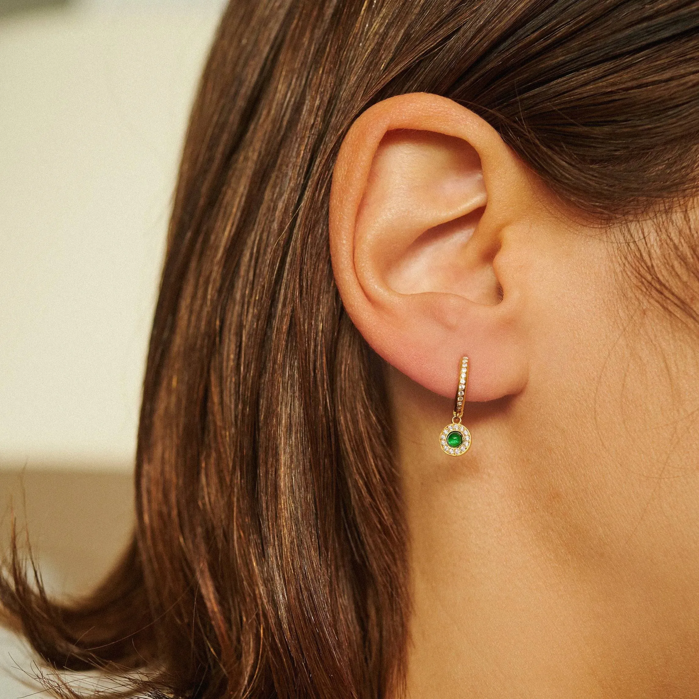 Opal Sun Midi Hoops
