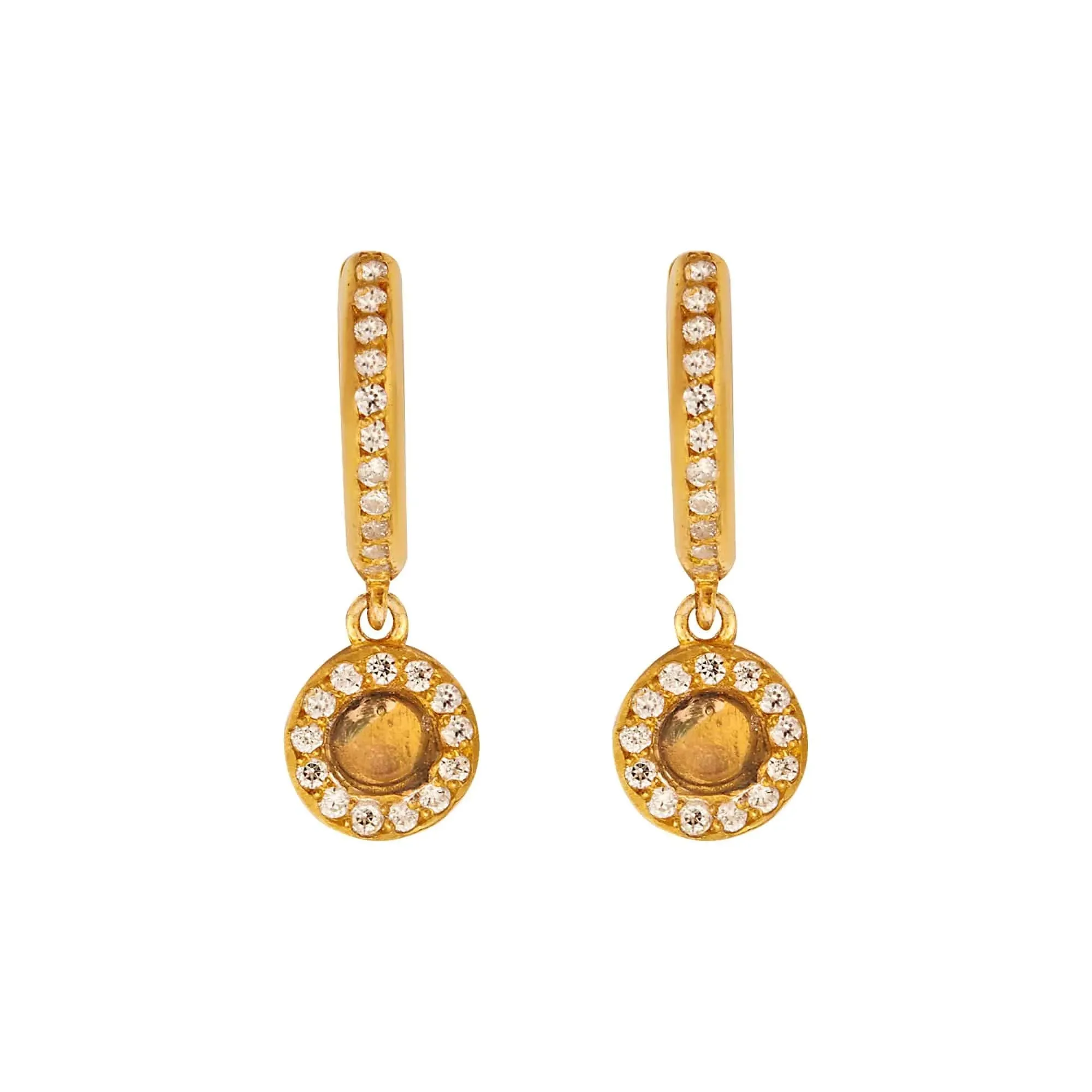 Opal Sun Midi Hoops