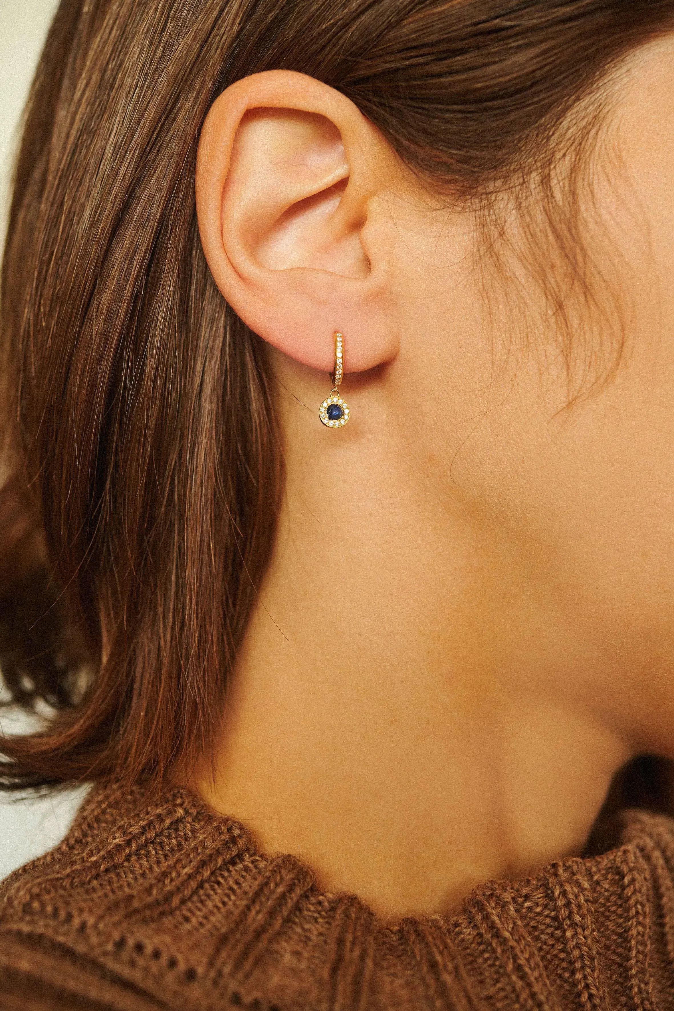 Opal Sun Midi Hoops