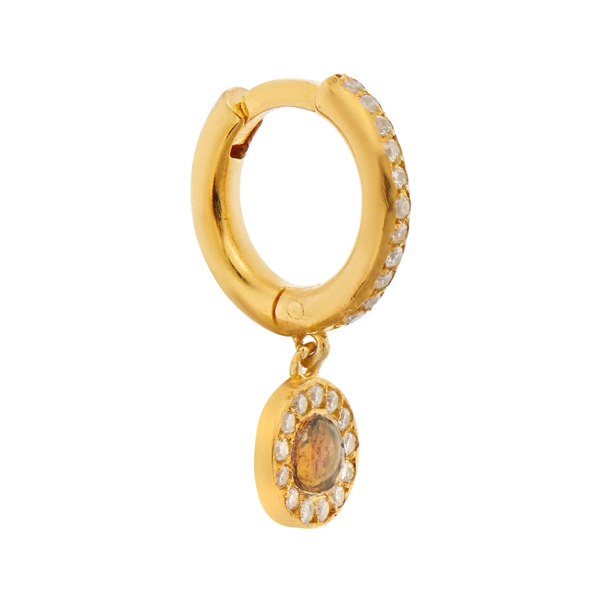 Opal Sun Midi Hoops