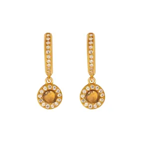 Opal Sun Midi Hoops