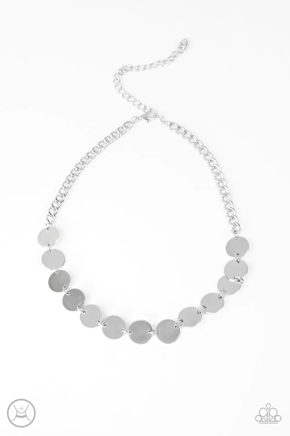 Paparazzi Faster Than SPOTLIGHT Necklace Silver