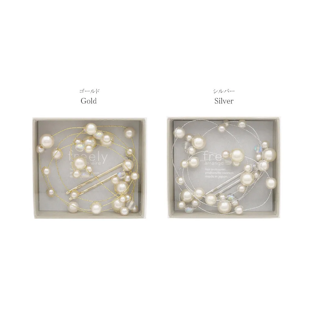 Pearl Cluster Hair Vine