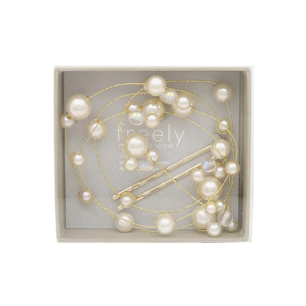Pearl Cluster Hair Vine